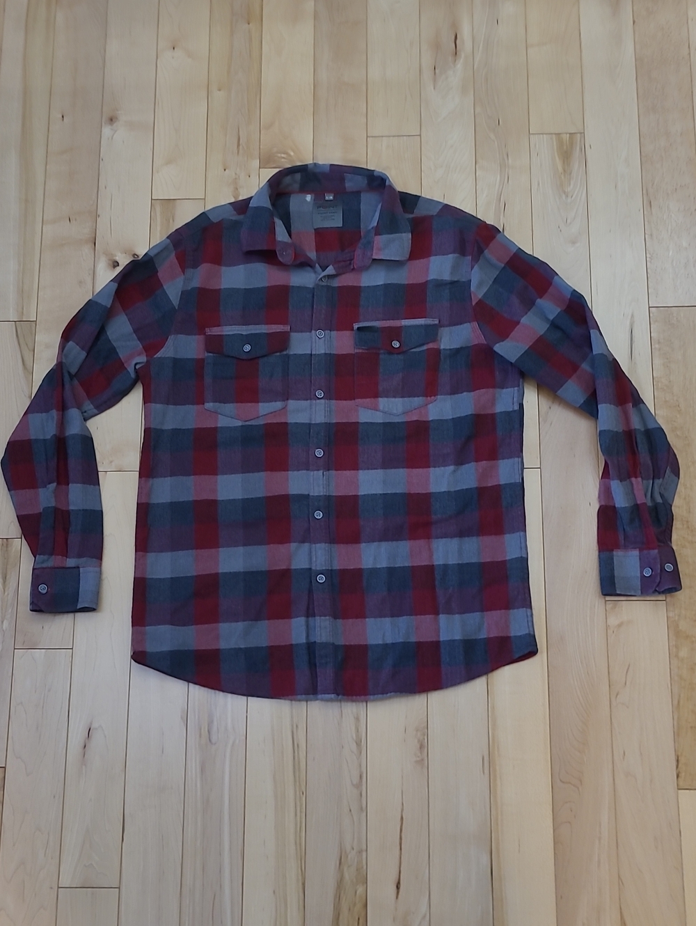 Point Zero Black Label Men's Size Large Semi Fit Button-Down Shirt